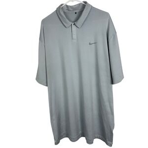 Nike Tiger Woods Short Sleeve Polo Shirt Mens Size 2XL Dry Fit Golf Top Athletic